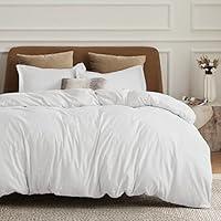 Algopix Similar Product 9 - Bedsure White Duvet Cover Queen Size 