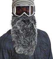 Algopix Similar Product 11 - Beardski Great Wolf Ski Mask Black
