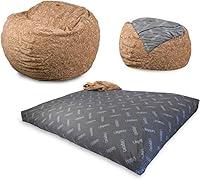 Algopix Similar Product 4 - CordaRoys Faux Fur Bean Bag Chair