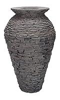 Algopix Similar Product 13 - Aquascape 98939 Small Stacked Slate Urn