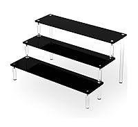 Algopix Similar Product 5 - ZOEHROWS Black Acrylic Shelf Riser  3