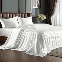 Algopix Similar Product 5 - BEDELITE Satin Sheets Queen Size Bed