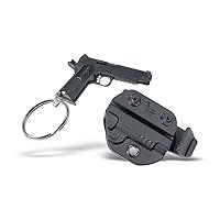 Algopix Similar Product 7 - Mini Pistol Shaped Keychain with