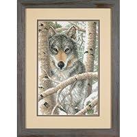 Algopix Similar Product 2 - Dimensions Wintry Wolf Stamped Cross