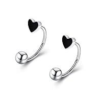 Algopix Similar Product 13 - 16G Cute Heart Snake Bite Jewelry Lip