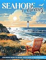 Algopix Similar Product 1 - Seashore Scenes Coloring Book Relaxing