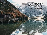 Algopix Similar Product 6 - Cabin Guest Book Mountain Lake Cabin