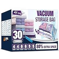 Algopix Similar Product 1 - HIBAG Vacuum Storage Bags 30Pack