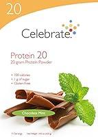 Algopix Similar Product 5 - Celebrate Protein 20  Chocolate Mint 