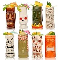 Algopix Similar Product 14 - LEMONSODA Tiki Mugs Assorted Cocktail