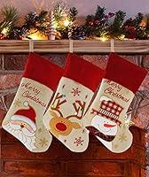 Algopix Similar Product 19 - DEJU Christmas Stockings Set of 3