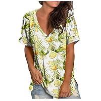 Algopix Similar Product 5 - Womens Tops V Neck T Shirts Roll Up