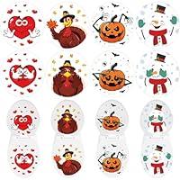 Algopix Similar Product 6 - Frienda 8 Pcs Halloween Pumpkin Toilet