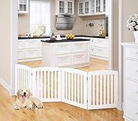 Algopix Similar Product 13 - PAWLAND Wooden Freestanding Foldable