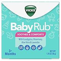 Algopix Similar Product 16 - Vicks BabyRub Chest Rub Ointment with