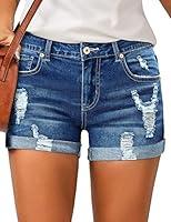 Algopix Similar Product 9 - LookbookStore Women Casual Summer Denim