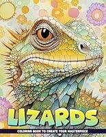 Algopix Similar Product 9 - Lizards Coloring Book Lizard Fun