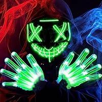 Algopix Similar Product 17 - JOYIN Halloween Led Mask Light Up Scary