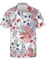 Algopix Similar Product 6 - Texas Hawaiian Shirt for Men Short