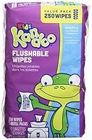 Algopix Similar Product 13 - Flushable Wipes for Baby and Kids by