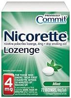 Algopix Similar Product 18 - Nicorette Lozenge Mint  4mg 72Count