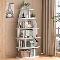 Algopix Similar Product 20 - Yeyawomy 6 Tier Tall White Bookshelf