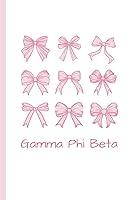 Algopix Similar Product 7 - Gamma Phi Beta Notebook A Beautiful 6