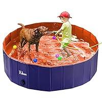 Algopix Similar Product 11 - Fuloon PVC Pet Swimming Pool Portable