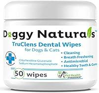 Algopix Similar Product 8 - Dental Wipes for Dogs and Cats  Pads