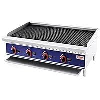 Algopix Similar Product 20 - KITMA 48 Lava Rock Charbroiler 