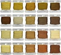 Algopix Similar Product 15 - 20Bobbins 20 Colors Embroidery Floss