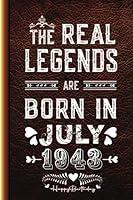 Algopix Similar Product 6 - The Real Legends Are Born In July 1943