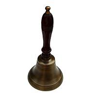 Algopix Similar Product 12 - INsideOUT Large Solid Brass School Bell