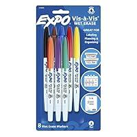 Algopix Similar Product 17 - EXPO VisaVis Wet Erase Marker Set