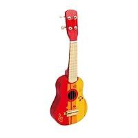 Algopix Similar Product 13 - Hape Kids Wooden Toy Ukulele in Red