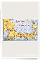 Algopix Similar Product 18 - Bens Garden Vintage Cape Cod Map 6x
