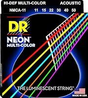 Algopix Similar Product 20 - DR Strings HIDEF NEON Acoustic Guitar