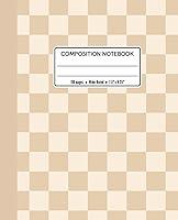 Algopix Similar Product 4 - Wide Ruled Composition Notebook Beige