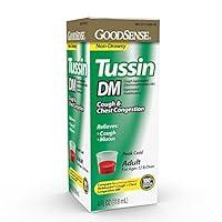 Algopix Similar Product 14 - GoodSense Tussin Cough Syrup DM Cough