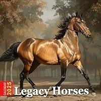 Algopix Similar Product 19 - Legacy Horses Calendar 2025 365 Days