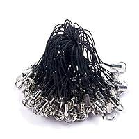 Algopix Similar Product 15 - 100Pcs Black Lanyard Split Ring Strap