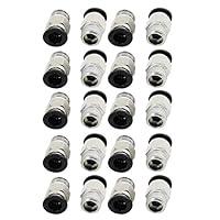 Algopix Similar Product 11 - uxcell 20pcs 14 PT Male Thread 8mm