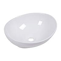 Algopix Similar Product 11 - Oval Vessel Sink  Logmey 16x13 Egg