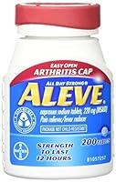 Algopix Similar Product 19 - Aleve Easy Open Arthritis Tablets 200