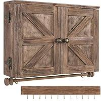 Algopix Similar Product 8 - Rustic Wall Mounted Jewelry Organizer
