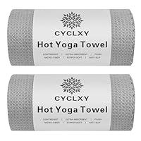 Algopix Similar Product 7 - CYCLXY 2 Pack Hot Yoga TowelsYoga