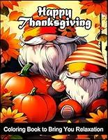 Algopix Similar Product 15 - Happy Thanksgiving Coloring Enchanting