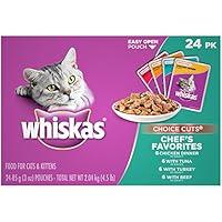 Algopix Similar Product 20 - WHISKAS CHOICE CUTS Chefs Favorites