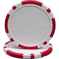 Algopix Similar Product 13 - Red Poker Chips Package of 100