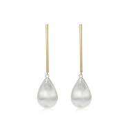 Algopix Similar Product 8 - Chunky Gold Waterdrop Dangle Earrings